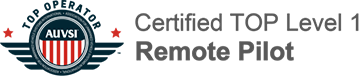 Certified TOP Level 1 Remote Pilot Logo